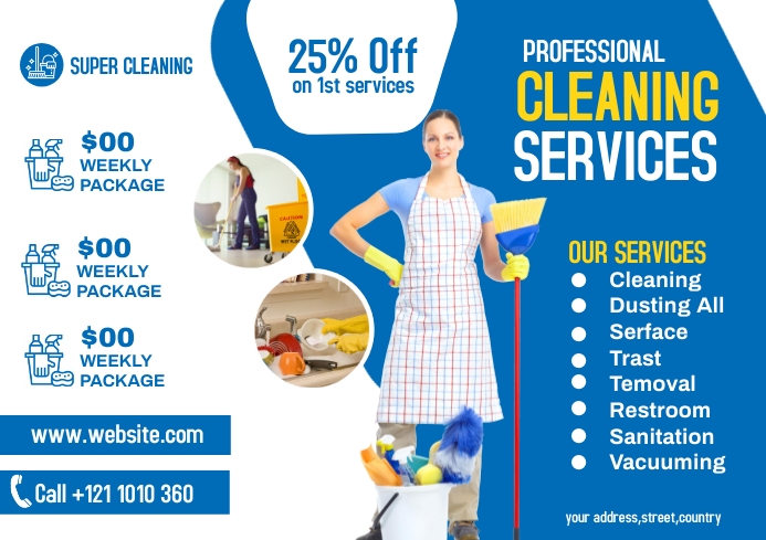 Cleaning Services Ads Template PosterMyWall Cleaning Services Ads Template PosterMyWall
