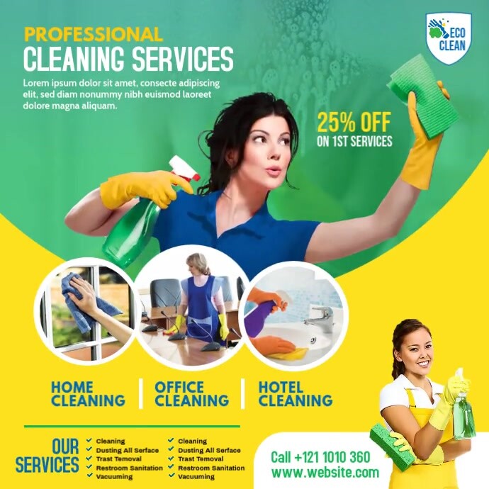 Cleaning Services Ads Template PosterMyWall Cleaning Services Ads Template PosterMyWall