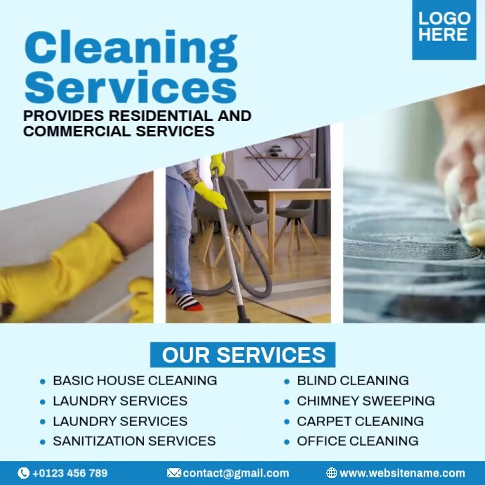 Cleaning Services Ads Template | PosterMyWall