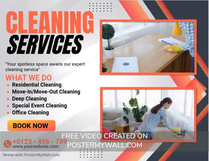 Cleaning Services Ads Template | PosterMyWall