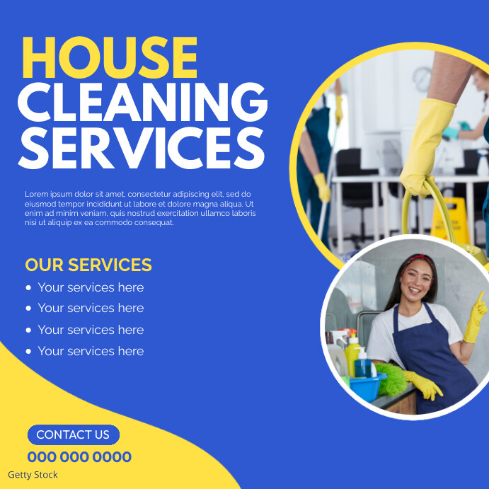 Cleaning services ads template PosterMyWall Cleaning services ads template PosterMyWall