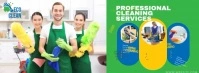 Cleaning Services Facebook-omslagfoto template