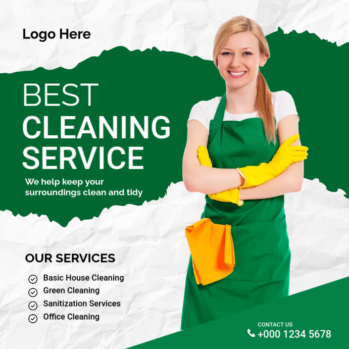 Copy of Cleaning Services PosterMyWall