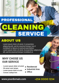 Cleaning Services A2 template