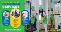 Cleaning Services Facebook Share Video template