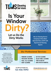 690 Window Cleaning Customizable Design Templates Postermywall
