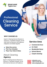 Cleaning Services Flyer A6 template