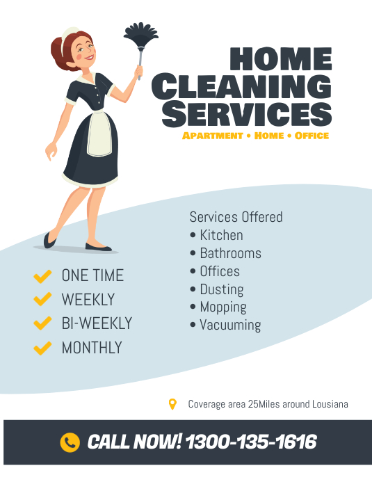 Cleaning Services Flyer Template