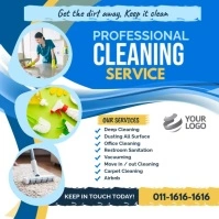 Cleaning Services instagram facebook template