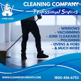 Cleaning Services Instagram Template