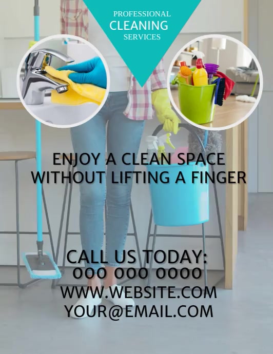 Reinigungsdienste Video Flyer Vorlage Vorlage Postermywall