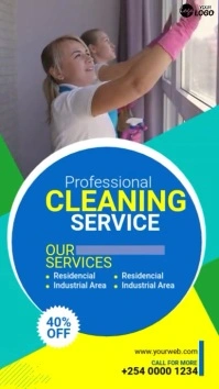 Cleaning Services Video Story template