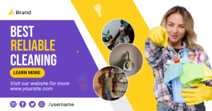 Cleaning Templates Изображение, которым поделились на Facebook