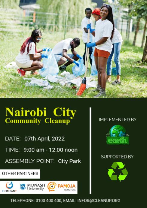 Green Community Cleanup A4 Template | PosterMyWall
