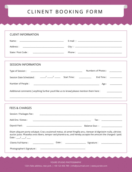 Copy Of Client Booking Form Template PosterMyWall copy-of-client-booking-form-template-postermywall