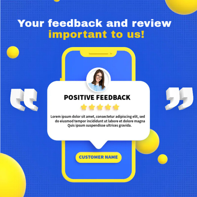 Client Feedback Template PosterMyWall Client Feedback Template PosterMyWall