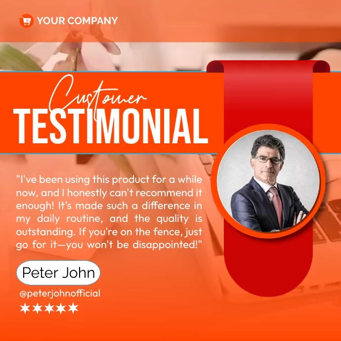 Client or Customer Review Template PosterMyWall