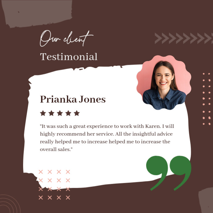 client review advertisement instagram post Template PosterMyWall