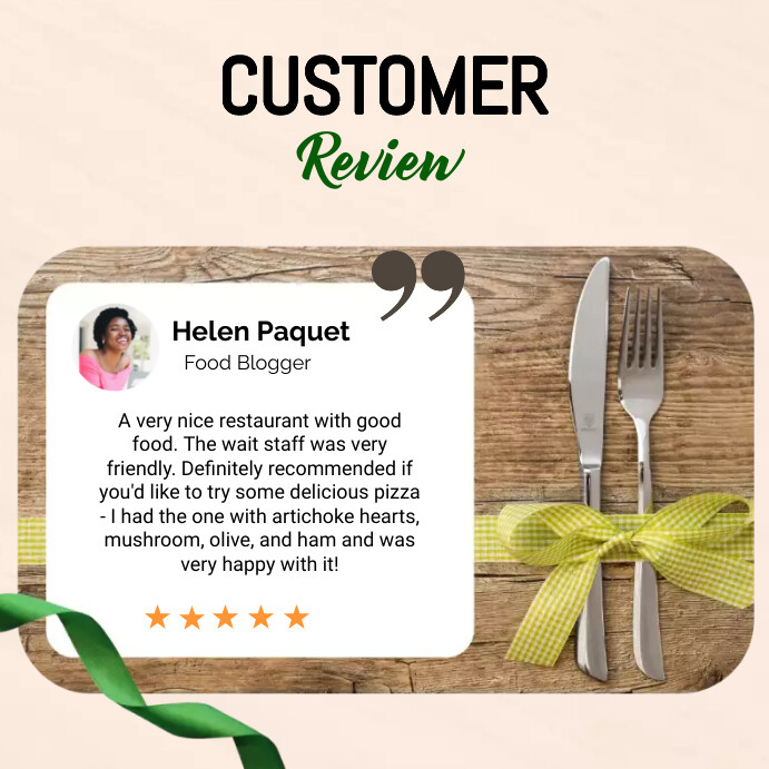 Editable Client Review Client Review Template | PosterMyWall