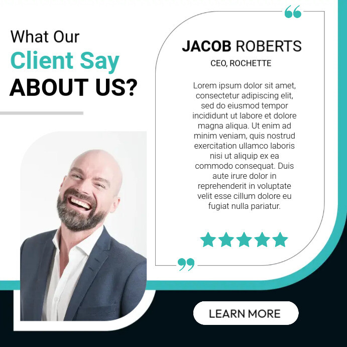 Client Testimonial Templates | PosterMyWall