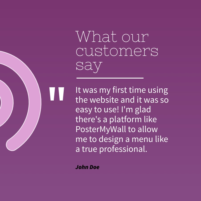 client testimonials Template | PosterMyWall