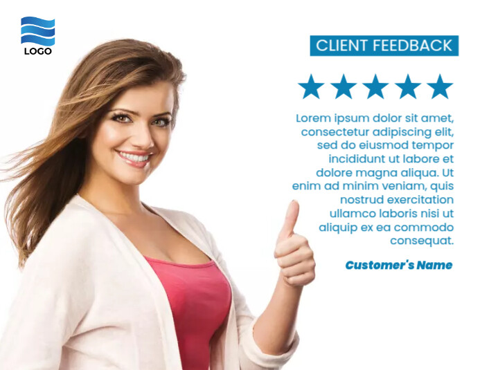 client user review feedback poster Template | PosterMyWall