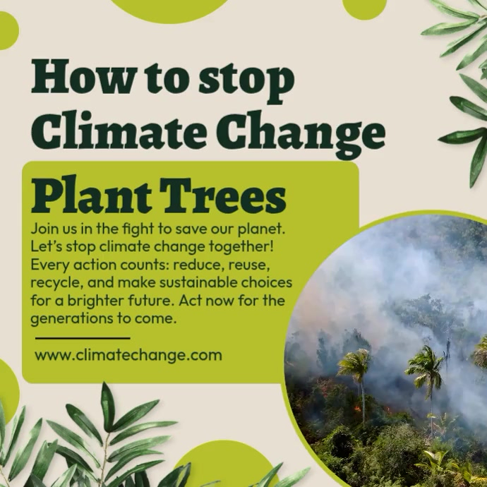 Climate Change Awareness Template | PosterMyWall