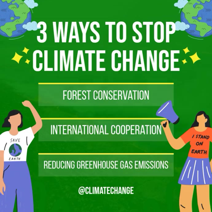 Modèle Climate Change Awareness | PosterMyWall