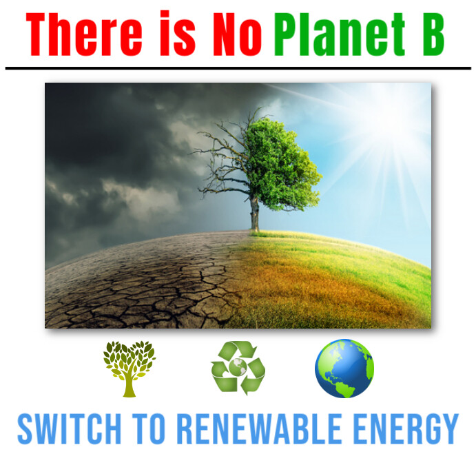 Copy of Climate Change Awareness Instagram Post | PosterMyWall