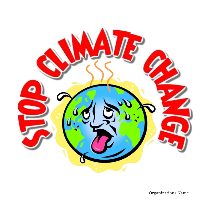 Stop Climate Climate Change Posters Design
