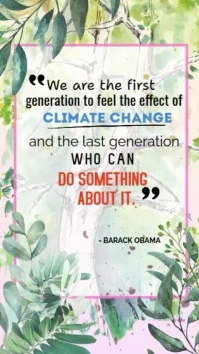 climate change instagram story template