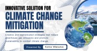 Climate Change Mitigation Facebook Shared Image template