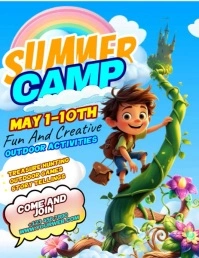 Climb Into Summer: Outdoor Adventure Camp Iflaya (Incwadi ye-US) template