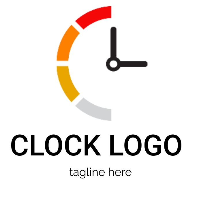 CLOCK LOGO Template PosterMyWall