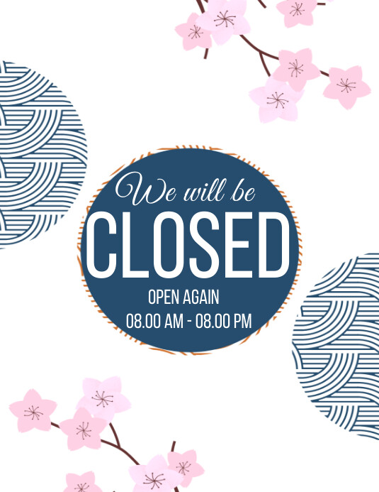 Closed and open Template | PosterMyWall