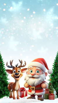 Hvid Christmas Closure Announcement Instagram Story Template