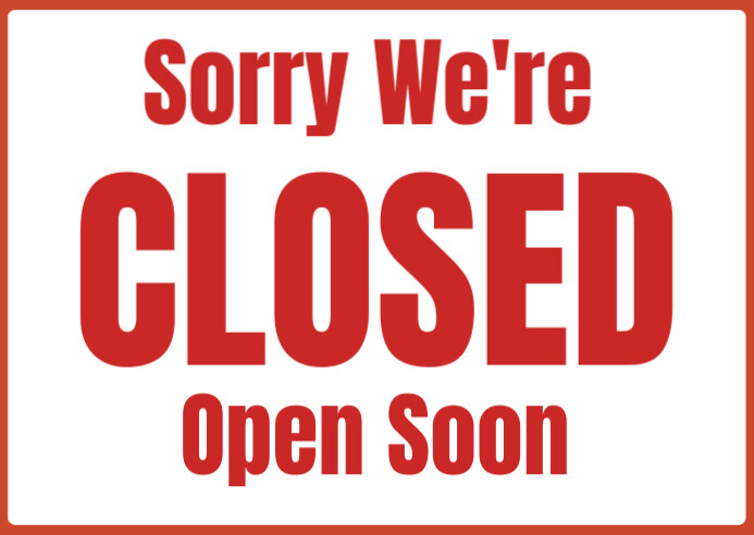 CLOSED Postcard template