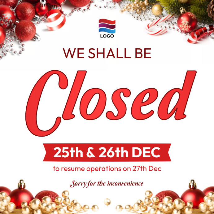 Copy Of Closed For Christmas Break 25th 26th Dec PosterMyWall copy-of-closed-for-christmas-break-25th-26th-dec-postermywall