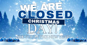 closed for christmas holidays design template Isithombe Esabiwe ku-Facebook