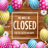 Closed For Easter Template PosterMyWall