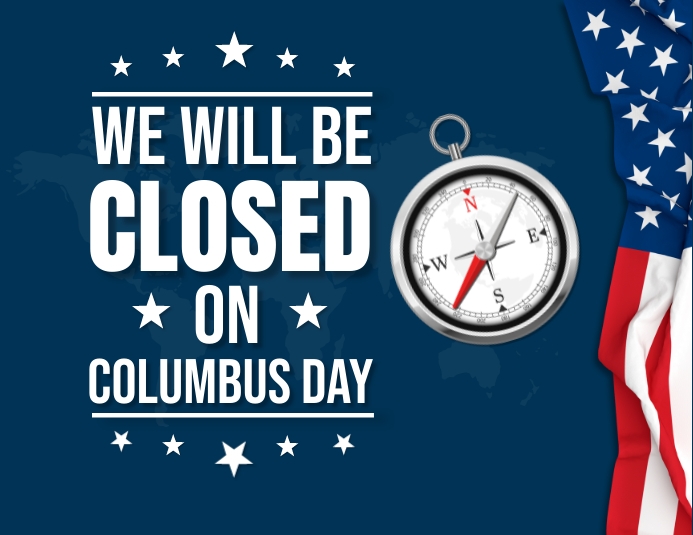 Closed On Columbus Day Flyer Template PosterMyWall closed-on-columbus-day-flyer-template-postermywall