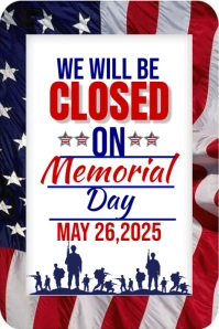 Closed On Memorial Day Template 2025 Poster