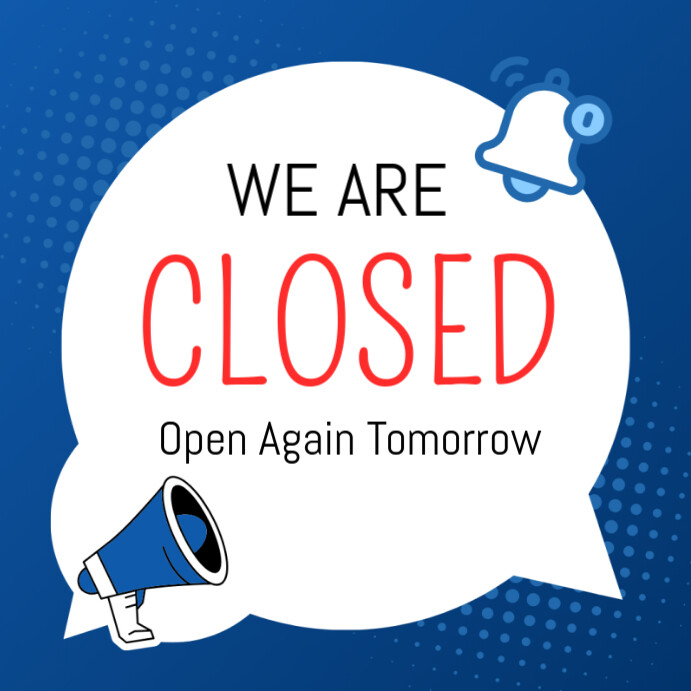 Modello Closed poster design | PosterMyWall