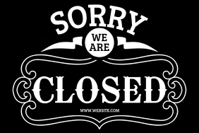 360 Closed Sign Customizable Design Templates Postermywall