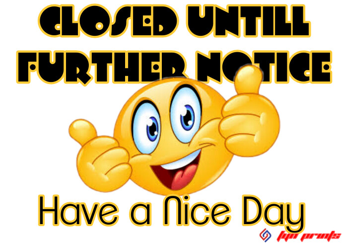 Plantilla de closed sign | PosterMyWall