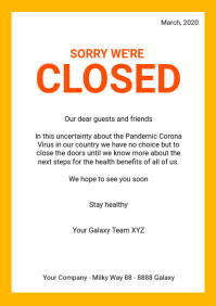 Image 11 for Business Closed Sign Template