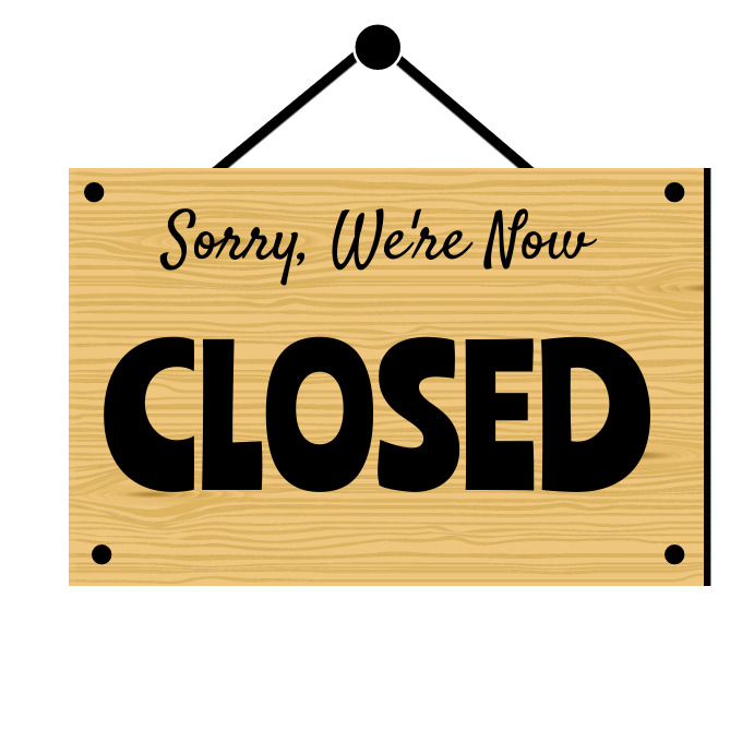 Copy of Closed sign template PosterMyWall