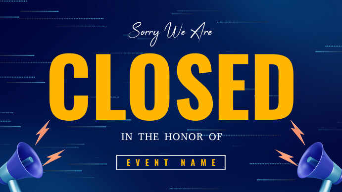 Closed template Presentation (16:9)