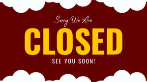 Closed Sign Zoom Backgrounds Template | PosterMyWall