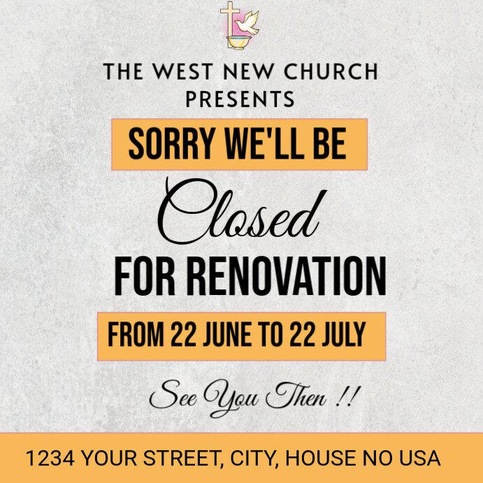closure flyer template | PosterMyWall
